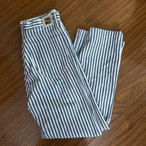 Lykke Wullf Blue Striped Jeans - Size 6